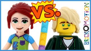 Head On  LEGO Minidolls vs Minifigures [upl. by Mead]