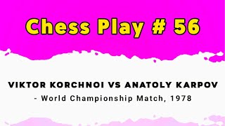 Viktor Korchnoi vs Anatoly Karpov  World Championship Match 1978 [upl. by Anerual]