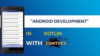 Kotlin Android Tutorial  Recycler View Dynamic Load Data [upl. by Adrien]