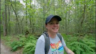 Hiking 10 miles in Tobyhanna State Park in PA [upl. by Sandy]