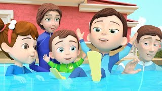 Swimming Pool Song  New Nursery Rhymes amp Kids Songs [upl. by Gnal]