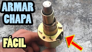 Armar y desarmar chapa de puerta PASO A PASO reparar perilla FACIL [upl. by Beard]