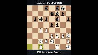 Viktor Korchnoi vs Tigran Petrosian  Candidates Quarterfinal 1977 [upl. by Nosnah]