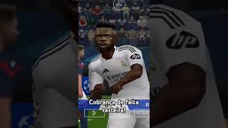 COMO FAZER gols de falta com cobrança rasteira PPSSPP  FC25 mod [upl. by Ancel]