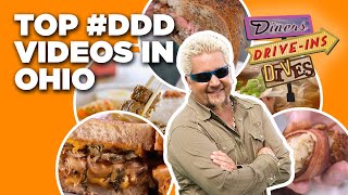 Top 5 DDD Videos in Ohio with Guy Fieri  Diners DriveIns and Dives  Food Network [upl. by Gleeson]