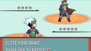 Pokémon Emerald Kaizo Elite Four Attempt 60 [upl. by Lleinad]