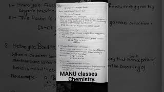 BSC Chemistry Homolytic and heterolytic fission [upl. by Ycnahc929]