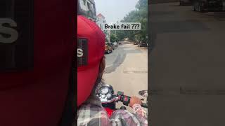 Brake fail please safe driving 😮👓 travel vlog snow adventure bike movlogs mk07vlogar [upl. by Marjory478]