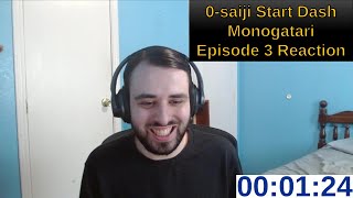 0saiji Start Dash Monogatari Head Start at Birth Episode 3 Reaction [upl. by Mahsih]