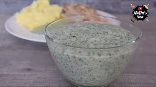 Dillsauce Rezept  selbstgemachte Dillsoße zum Mittagessen  einfaches Rezept [upl. by Alohs]