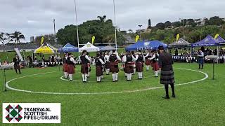 Transvaal Scottish Pipes amp Drums 270424 [upl. by Ajtak]