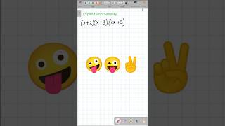 Expand and Simplify Triple Brackets🔥maths algebra [upl. by Nicolette]