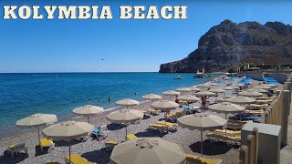 Kolymbia beach  Rhodes Greece 4k Ultra HD 60fps [upl. by Asil555]