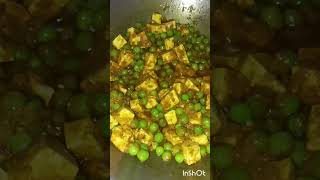 Navratri special Matar Paneer without onion amp garlic trending food indiancuisine viral recipe [upl. by Aratahc725]