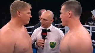 Paul Gallen Australia vs Ben Hannant Australia  Full Fight Highlights [upl. by Akimrehs]