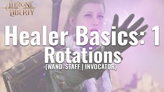 Healer Basics Part 1 Beginner’s Guide to StaffWand Healing Rotation Invocator [upl. by Bryanty]