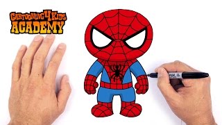 How to Draw Spiderman Art for Beginners [upl. by Anirbed]