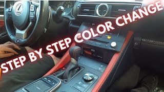 LEXUS RC SHIFT KNOB AND SHIFT BOOT INSTALL RC350 [upl. by Serica]