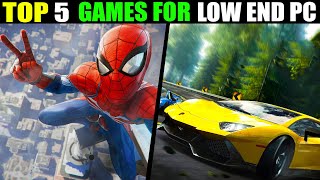 TOP 5 OPEN WORLD PC GAMES  LOW END PC  🔥 [upl. by Blanchard339]