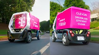 Meet The Autonomous Delivery Robot CLEVON 1 [upl. by Odlabu]