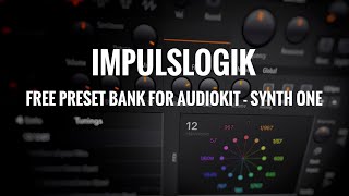 Free Preset Bank For AudioKit  Synth One  IOS [upl. by Berta]