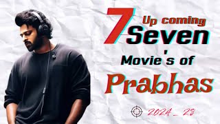 Prabhas Upcoming BIG Pan Indian Movies202426 Prabhas Upcoming Movies List  FOUJI [upl. by Nahpets254]