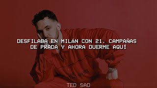 C Tangana  Demasiadas Mujeres LetraLyrics [upl. by Edmund719]