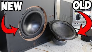 Logitech Subwoofer Replacement Dayton Audio [upl. by Analed]