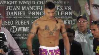 Ponce De Leon vs Juanma Lopez Weigh ins Full HD [upl. by Min770]