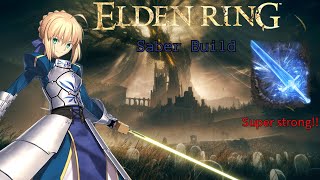 Artoria Pendragon Saber build in Elden Ring eldenring [upl. by Fitzgerald]