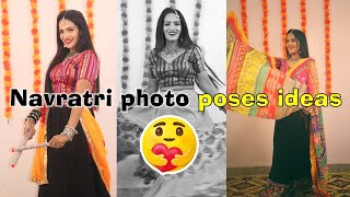 Navratri Poses 2024  photo poses with garba dress ❤️  garba fashion [upl. by Ainegul]