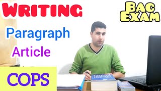 Bac Exam  WRITING  Paragraph amp Essay  Article [upl. by Jenilee]