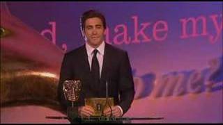 Jake Gyllenhaal Presents Best Actress BAFTA [upl. by Osrick]