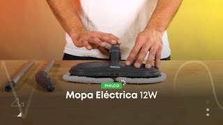 Mopa Eléctrica Limpia pisos Inalámbrica 12W Philco  94PHEM1921PI [upl. by Anemaj]