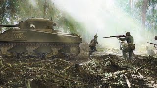 The Pacific War Intense Combat Footage HD [upl. by Hugibert464]