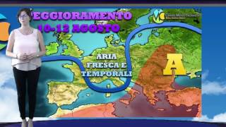 Meteo Ferragosto 10 Agosto 2017 [upl. by Attiuqehs553]