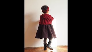 TP022 ボレロカーディガン 作り方動画 型紙 how to make bolerocardigan [upl. by Margarette]