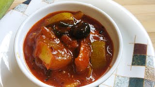 Instant Sweet Mango Pickle Recipe  Amba Khata  ଆମ୍ବ ଖଟା  Very Easy amp Tasty [upl. by Ahilam]