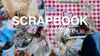 SCRAPBOOK WITH ME ☆ howto layout a scrapbook page [upl. by Nwahsel]