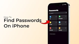 How to Find Passwords on iPhone [upl. by Eartnoed]