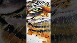 Pebeo masking fluid for the win masking watercolorart watercoloranimals [upl. by Dempstor]