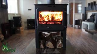 Ekol Clarity Double Sided Wood Burning Stove [upl. by Aneres]