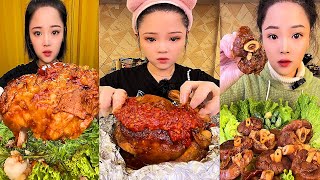 ASMR MUKBANG spicy Pork Bellly Soothing Sounds While Enjoying Delicious 먹방 모음이 팅쇼 리얼 사운드 332 [upl. by Lalad]