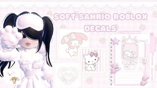 30 soft sanrio DECALS for your ROYALE HIGH journal  Roblox [upl. by Bigod]