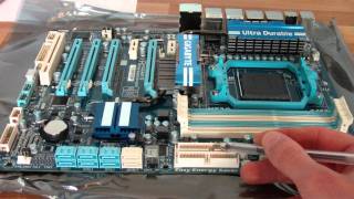 Unboxing GigaBYTE GA890FXAUD5 Motherboard [upl. by Emeric101]