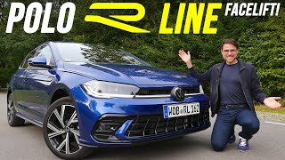 VW Polo RLine driving REVIEW 2022 facelift 10 TSI [upl. by Thorley]