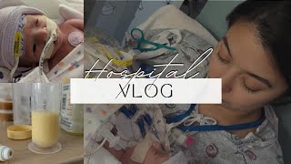 HOSPITAL VLOG  NEWBORN BABY [upl. by Inuat]