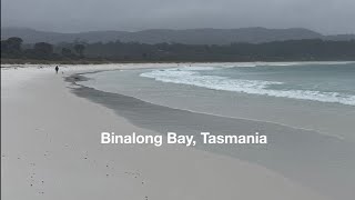 Rainy Day at Binalong Bay Tasmania タスマニア州ビナロング湾 [upl. by Lazaruk]