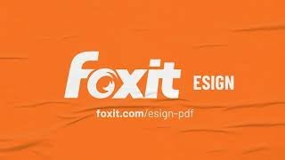 How to electronically sign a PDF document with Foxit eSign [upl. by Tenner156]