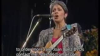 Joan Baez  Czechoslovakia 1989 [upl. by Samuele]